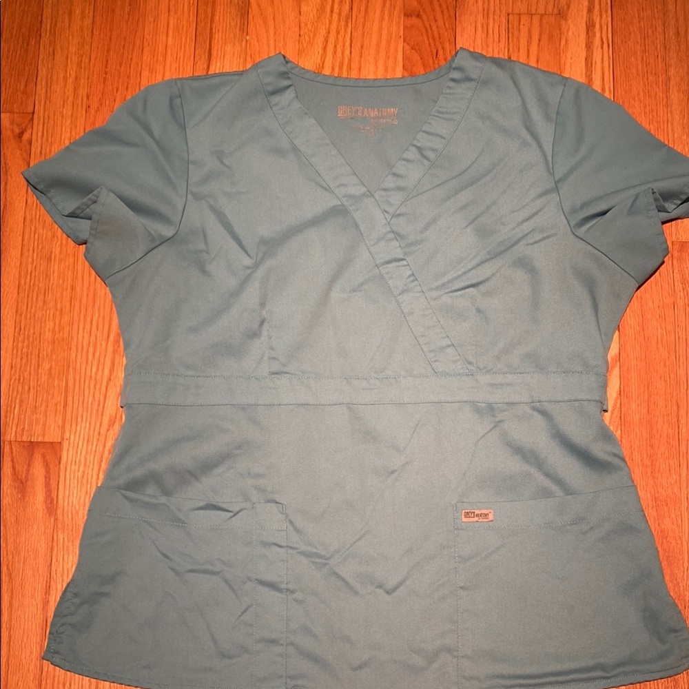 Grey's Anatomy Teal scrub top